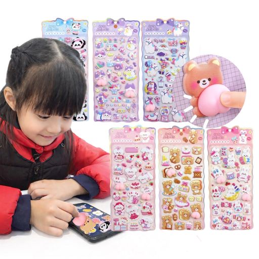 【6枚入/セット】 シール ぷくぷく おしりぷにぷに 2026年新柄 ステッカー 可愛い ぷにぷにお尻 3D 立体 もっちり 柔らかい ぷくふく ご褒美シール 飾り付け 贈り物 スマホケース 手帳 日記 …