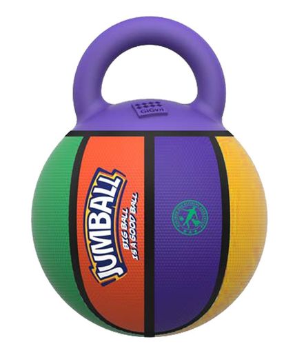 運動用 商品名:GiGwi ジャンボール L(バスケットボール) ブランド名:GiGwi 生産国:中国 サイズ:高さ36cm x 幅19.5cm x 奥行19.5cm 重量/容積:668g