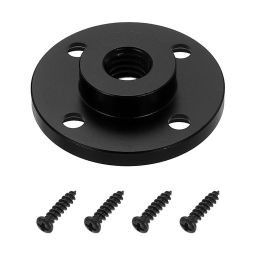 PATIKIL 3/8”ネジ三脚アダプターホルダー 20mm径 アルミ合金フランジ壁取り付け三...