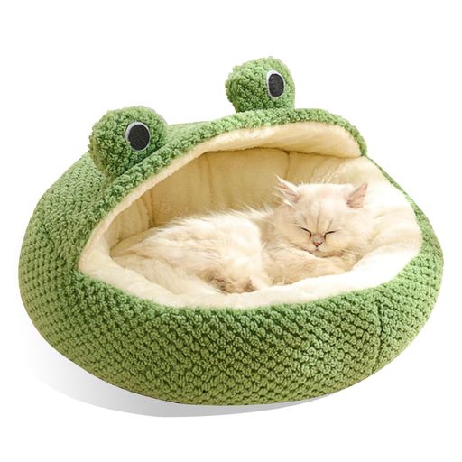 Huijokf 猫 ベッド 冬 猫 ベッド ペットベッド ペット用寝袋 丸型 小型犬 猫 小動...