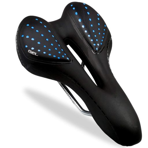 Saddle - 快適な自転車サドル マウンテンバイク、ロードバイク、男性と女性のための中央の中空と人間工学に基づいたデザインのゲル防水自転車サドル
