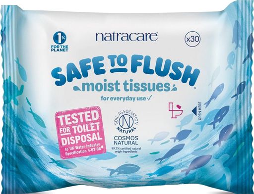 natracare ナトラケア ウェットシート ボディシート リフレッシュ シトラス系 30枚入り 大判 プラスチックフリー NC0303