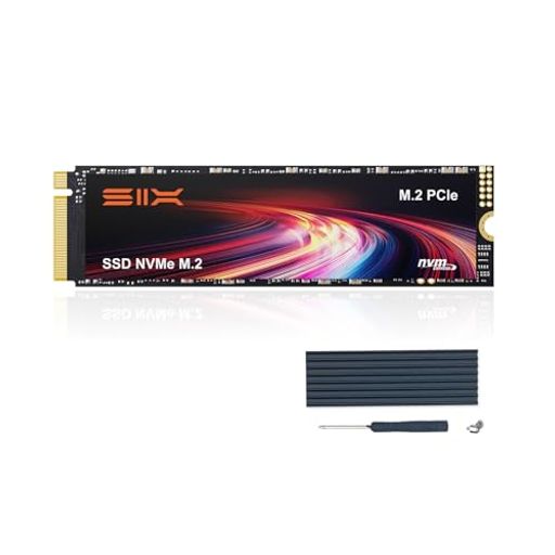 SIX X4000 1TB M.2 SSD PCIe Gen3x4 NVMe 内蔵SSD - 最大読み取り速度3400MB/s、最大書き込み速度2600MB/s
