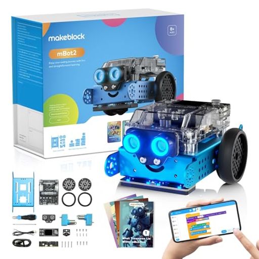 【遊びを通じてpythonを学ぶ】mBot2プログラミングロボットは、歌わせたり、ライトを変えて動かしたり、ひっくり返して怒らせたりすることができます!mBot2は100%プログラム可能で、8歳から12歳の子供向けに設計されています。無限の楽しいゲームが探索できます。(英語コーディングガイドが含まれています) 【簡単に使える】ステップバイステップのガイドに従って、mBot2プログラミングロボティクスキットを最初から組み立てます。mBot2には8つ以上のモード(ドライブ、描いて走る、ミュージシャン、音声制御、コード、ビルド、WiFiなど)があり、アプリを通じて遊べます。シンタックスを気にせずにブロックを使ってコーディングできます。1回の充電で最大5時間のプレイタイムを楽しみ、Bluetooth、USB、WiFiの切り替えが可能です。mBot2ロボットキットをいつでもどこでも使用できます。 【コーディング学習パス】4つのコーディングプロジェクトカードを使ってmBot2をプログラムし、自分の希望する動きをさせましょう!(事前のコーディング経験は不要です)。