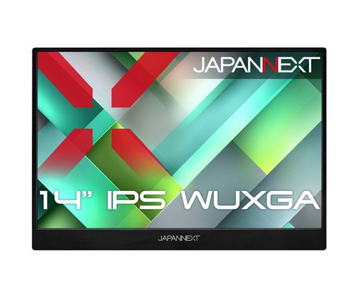 JAPANNEXT 14インチ IPSパネル搭載 WUXGA(1920x1200)解像度 モバイルモニター JN-MD-IPS14WX miniHDMI USB-C アスペクト比 16:10 自立式キックスタンド搭載 フェルトケース同梱 【2年保証】