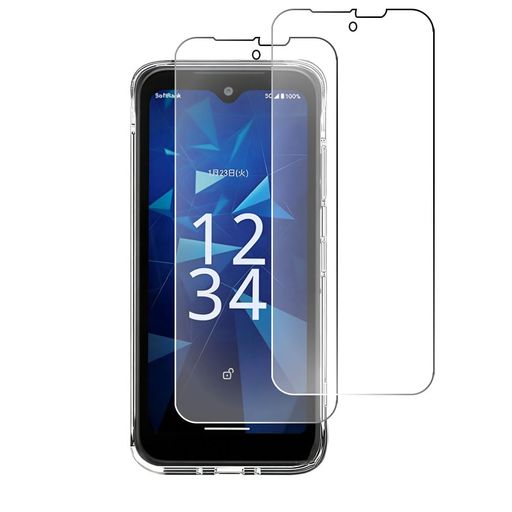  FOR Digno SX5 KC-S306 フィルム 強化ガラス 旭硝子製 FOR Digno SX5 KC-S306 ガラスフィルム 全面保護 硬度9H 飛散防止 指紋防止 自動吸着 気泡防止 液晶保護フィルム