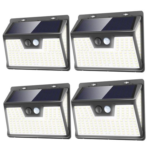 屋外,照明 【太陽能発電178LED・3面発光・300°照明】BINGONE最新改良版白い光178LEDソーラーライトが登場!昼光色の発光、夜間に素敵な照明効果を提供だけではなく、雰囲気を作って、温かみが生まれたりします。 素敵な照明効果により夜道も安全、防犯効果も期待できます。 【三つの点灯モード・2800mAh大容量】常時点灯モード、DIMモード、自動点灯センサーモード三つの知能モードがあります。動きを検知できる人感センサーと明暗センサーが搭載されて夜になると自動的に点灯します。玄関や家の周りに明るい照明効果を提供だけではなく、停電、地震、台風など災害時に非常灯としても使えます。 【設置簡単・両面テープ付き】ネジと強力な両面テープは付属しております。設置場所によって、両面テープ、ネジとバンド(別売り)で3つの取付方法があります。※ご注意:付属の両面テープは防水テープではないですが、雨の多い場所に設置する場合、ネジ或いはバンドで取り付けてください。推薦の設置高度3メートル以内、太陽エネルギーを利用していますので、必ず昼間長時間、直射日光が当たる、日当たりの良い場所に設置してください。