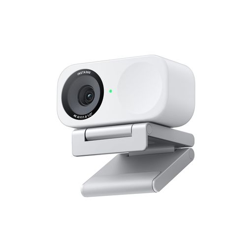 Insta360 Link 2C 通常版 アークティックホワイト - PC/Mac 用 4K ウェブカメラ、1/2 インチセンサー、自動フレーミング、HDR、AI ノイズキャンセリング