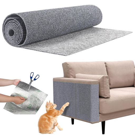 Bornoon 猫用爪とぎ 猫 爪研ぎシート DIY自由な組み立て 可能な粘着式 つめとぎシート 爪とぎキズの保護・補修 すべり止め 猫用 爪研ぎマット 爪とぎシート 多機能 爪とぎ防止 家具を守る …