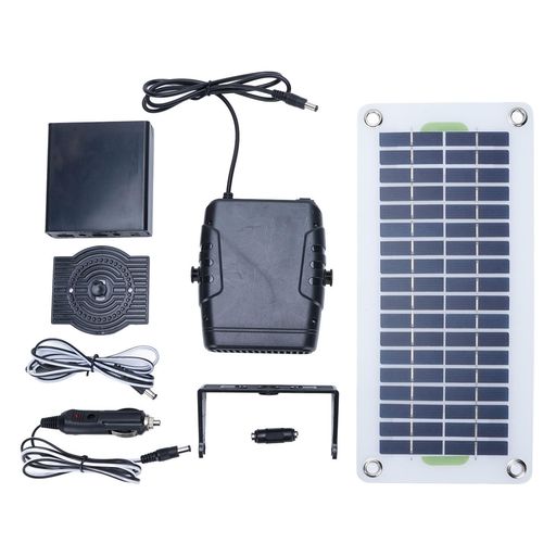 Acogedor 30W ソーラーパネルヒーター ポータブルスペースヒーター 屋外用 バッテ...