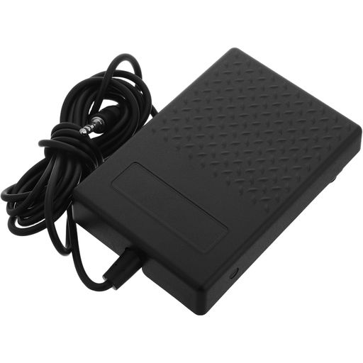 NUOLUX ユニバーサルサステインペダル 電子ピアノ・デジタルキーボード用 極性スイッチ搭載 Midi接続コード付き 軽量 音楽演奏アクセサリー 9x6x2Cm
