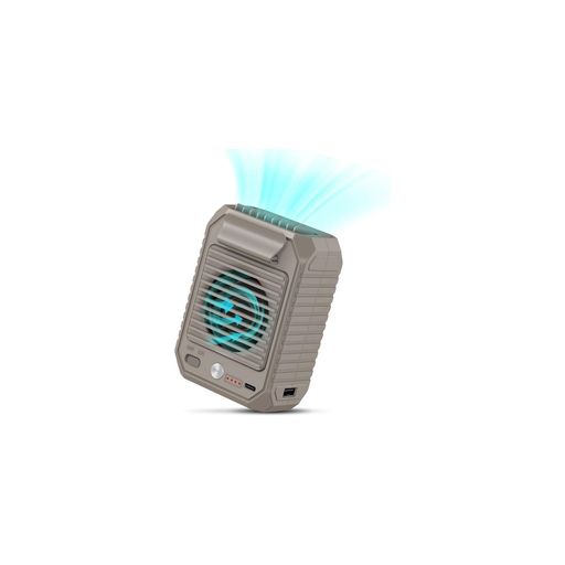 【現場で一日中頼れる10000mAh大容量バッテリー】電源が確保しにくい過酷な現場でも安心の、大容量10000mAhバッテリーを内蔵。弱風モードなら最大24時間もの連続稼働が可能で、朝の作業開始から夕方の作業終了まで一日中しっかりカバーします。休憩時間に頻繁に充電する手間がなく、炎天下での工事や長時間の農作業など、長丁場の業務に欠かせない熱中症対策アイテムです。 【13500RPMの強力送風&amp;作業に集中できる静音設計】最新の高性能ブラシレスモーターを採用し、毎分13500回転の大風量を実現。作業着の中にこもった熱気を瞬時に吹き飛ばし、体温の上昇を抑えます。さらに、圧倒的な風量を持ちながら動作音は57dB以下と非常に静か。機械音や周囲の指示を聞き逃すことなく、安全に作業へ集中できるプロ向けのポータブルファンです。 【激しい動きを妨げない超軽量&amp;人間工学デザイン】重労働の現場でも体の負担にならないよう、徹底的な軽量化とコンパクト設計を実現しました。腰へのフィット感を高める人間工学に基づいた形状で、安全帯や作業ベルトに固定してもかさばりません。