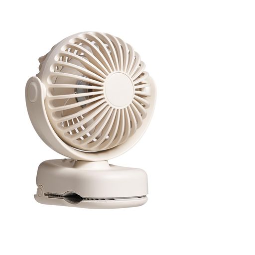 【2026 新登場】クリップ 扇風機 傘用ファン ホワイト 137g 超軽量 360° 回転 静音 3 段階風量調節 2000mAh 大容量 USB 充電式 卓上/首掛け 熱中症対策 ストラップ付き 携帯扇風機