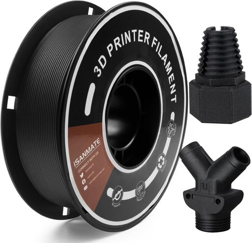 iSANMATE PLA カーボンファイバーフィラメント、炭素繊維ナイロン 3Dプリンターフ...