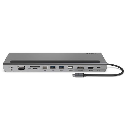 複数のデバイスと同時接続が可能 USB-Cポートから、HDMI、DisplayPort、VGA、 USB-A(3ポート)、Gigabit Ethernet、SDカード、MicroSDカードリーダー、3.5mmオーディオポート、USB-C PDポートに接続 USB-C PD 100Wのパススルー充電に対応(電源別売) 最大5Gbpsの高速データ転送をサポート VGA、HDMI、DisplayPorは最大4Kの出力に対応 保証期間 2年。日本語サポートセンター対応で、ユーザーの安心をサポート。 【VGP 2022受賞】テレワークデバイス(ビジュアル関連機器)部門で2022VGPアワードを受賞(アワード主体:株式会社音元出版 PHILEWEB DIVISION、2021年11月)