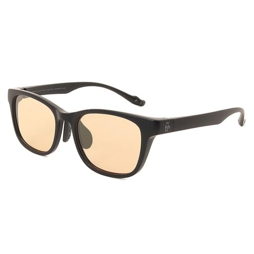 [チャムス] 偏光サングラス メンズ ブービーウェリントンサングラス Booby Wellington Sunglasses CH62-2185-Matt BlackxLt.Brown BK/BR(4.0)