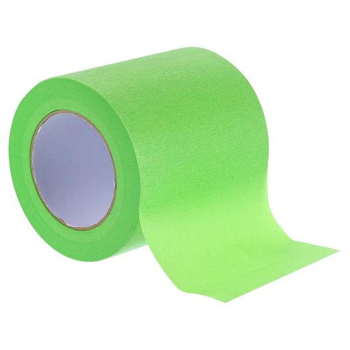 -[特長]:良い品質クレープ紙製で剥がれや巻き上がりにくく、耐日光性・耐熱性・耐湿性に優れ、耐久性があります。 -[サイズ]: カラー: 緑, 素材: 紙, 幅: 127mm/5インチ, 長さ: 55m/60ヤード, 内容量: 1ロールxマスキングテープ -[幅広い用途]:衝突修理業界(車、トラッ ク、オートバイ、自転車、その他の車両や機械)の一般的な塗装用途向けに特別設計されたクレープ紙製塗装テープです。自動車塗装、スプレー塗装のほか、あらゆる塗装、マスキング、製図、家庭や事務所用途(ドロップクロス、タープ、プラスチックシート、壁、木材、ガラス、キャビネット、窓、トリム)にも適しています。 -[独自設計]:この自動車用マスキングテープは車体塗装面に使用可能で、塗装ライン保護によりシャープなラインを作成でき、にじみや滴りを防ぎ、研磨を最小限に抑えます。スプレーガ ン、ローラー、ブ ラシ、塗装ガ ンなど各種工具との併用に最適です。カラフルなペインテープで毎日創造性を発揮しましょう!アート、クラフト、大工仕事、ラベリングなど、色付きの粘着テープが必要なあらゆる場面でご利用いただけます。