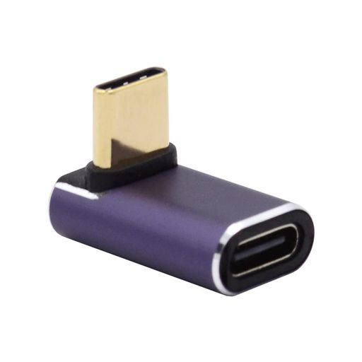 Cablecc USB4 Type C オス-メス 240W 電源 40Gbps 上向きデータ 8K ビデオアダプター NS電話ノートパソコン用