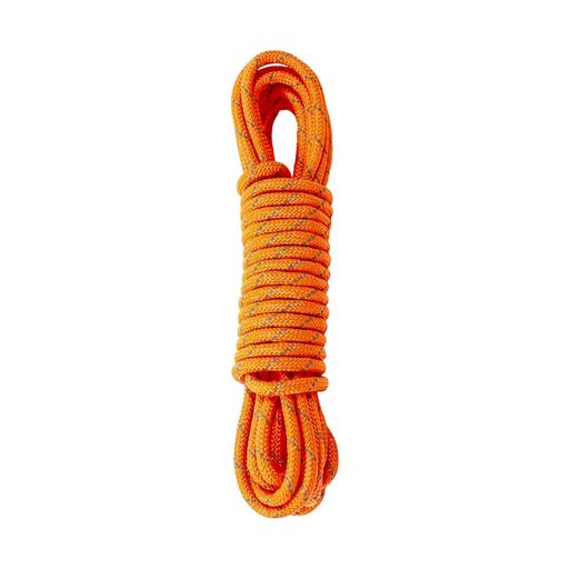 【仕様】太さ 約8mm 長さ 約10m 20m 30m ;素材:ポリエステル;耐荷重:1000Kg 【ダブルブレード構造】8mmアクセサリーコードはコアとシースのある二重編み構造により製造され、しっかりと織り込まれるコアとシースは、より耐摩耗性能に優れ、長く使用できます。 【反射材】反射糸を編みこんでいるので、ライトなどを照らすと反射します 、わずかな光しかないところでの視認性を高めます、夜でも視認性がいいので、夜間のキャンプ場ではテン トやタープの張り綱に足を引っ掛け転倒したり、更に見やすく安全性が格段に向上します。 【ポリエステル繊維製造】100%ポリエステル繊維を使用し、高強度、耐熱性、低伸縮性、耐湿性の特徴を持ち、アウトドアでも、悪天候でも使えます。また、柔らかくて結びやすく、手触りも使い勝手もよく、様々な方面で活躍できます。 【多用途に使用】テント、天幕、キャンプなどのアウトドアレジャー以外でも何かと使えるロープです。犬リードの自作、引き綱、一般コード、ハンモックやブランコの吊り下げ、ストラップやリーシュ自作までの一般使用にも役立ちます。