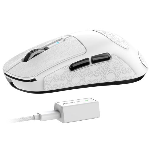 ATTACK SHARK R6 39g超軽量ゲーミングマウス、8000Hz、42000DPI、Nordic 52840 MCU...