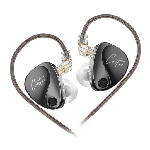 KZ Castor ー インイヤー モニター デュアル動的ドライバー ヘッド フォン 4 チューニング スイッチ HiFi ノイズ キャンセル有線イヤホン、すべての周波数ステレオ サウンド イヤホン クラリ… lien0605-10018962 りあんの通販 パッケージ画像