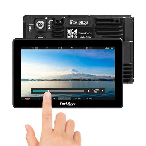 【5.5インチ2000nitカメラモニター】5.5インチ 2000nit高輝度ダイナミックタッチスクリーンカメラフィールドモニター、100%Rec.709カラー標準、1920x1080解像度、BM5 IVは、信頼できる鮮明さ、鮮やかな色、鮮明な画像の詳細を影とハイライトの両方で表示します。 【カメラコントロール】Portkeys BM5 IVは、FS5/FS7/FX6/FX9/PXW-Z200/A9 II/A7M III/A7R III/A7S III/A7R IV/A7M IV/A6000/A6300/A6400/A6500/RX100/RX00用の有線コントロール。 2/FX3/ FX30/A1/A7C/ZV-E10/ZV-1、S1/S5/G9/GH6/S1H/S1R/GH5 II(AF/MF)/S5/S5M2/S5M2X/BGH1/BS1H、C70/C700 PL/C700 GSPL/C300 MARK II。