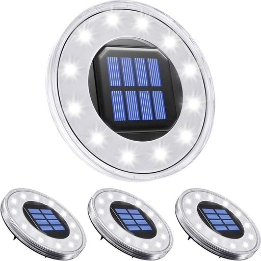 NFESOLARソーラーライト 屋外 IP68防水 埋め込み式 ガーデンライト ソーラー 自動点灯 光センサー 太陽光パネル充電 高輝度 LED 庭/玄関先/芝生/車場/歩道 設置簡単 防災対策 防犯ライト 置き…