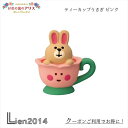 【 在庫商品 】 ティーカップうさぎ ピンク concombre decole Aliceアリスコンコンブル デコレ マスコット お花小物 紅茶eat meミニチュア デコレーション 飾り チェシャ猫ワンダーランド ZCB-62946 4527749629461