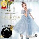 【マラソン限定価格!入卒園祝い限定セール!優良ショップ受賞!楽天ランキング獲得商品!】CE10 半袖 ふんわり 紐型 ドレス 水色 プリンセス キッズ 子供 コ...