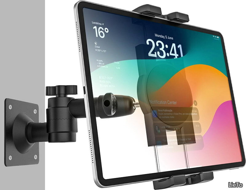 【送料無料】タブレットスタンド キッチン タブレットウォールマウント 角度調整可能 壁 携帯ホルダー お風呂 卓上 カウンター取り付け 360回転 安定性 ipadスタンド 4-13インチ iPad Pro 12.9/ Air/Mini Galaxy Tabs/Android/Xperia/Sony 多機種対応 日本語説明書付き