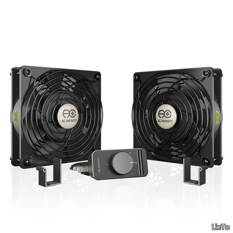 infinity ai-80scx速度制御ファンキットUL認定forキャビネット冷却、シングル80 mm Ranged Dual 120 AI-120SCXD