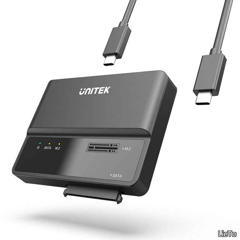[무료 배송] USB to SATA HDD/SSD+ M.2 NVMe SSD 변환 어댑터 인보이스에 대응 듀얼 하드 드라이브 대응 기기 M.2 SSD (PCIeNVMe)&2.5/3.5 인치 SATA I/II/III HDD/SSD 양 대응 쿨롱 불가 SMART 대응 USB3.2 Gen2 10G