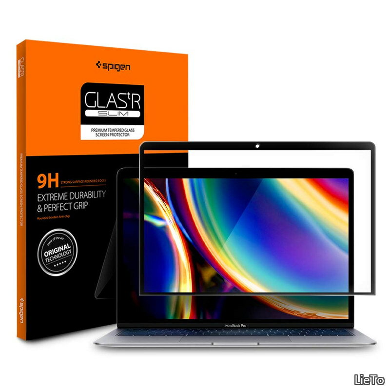【送料無料】強化ガラススクリーンプロテクター GlasTR Slim MacBook Pro 13インチ (M1 / 2017-2021) / MacBook Air 13インチ (M1 / 2018-2021) 用に設計 硬度9H
