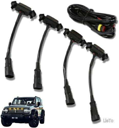 Toyota Tacoma TRD Proviron LED Gril Marker 4 sets Amberlight Compatible (Lentes de humo)