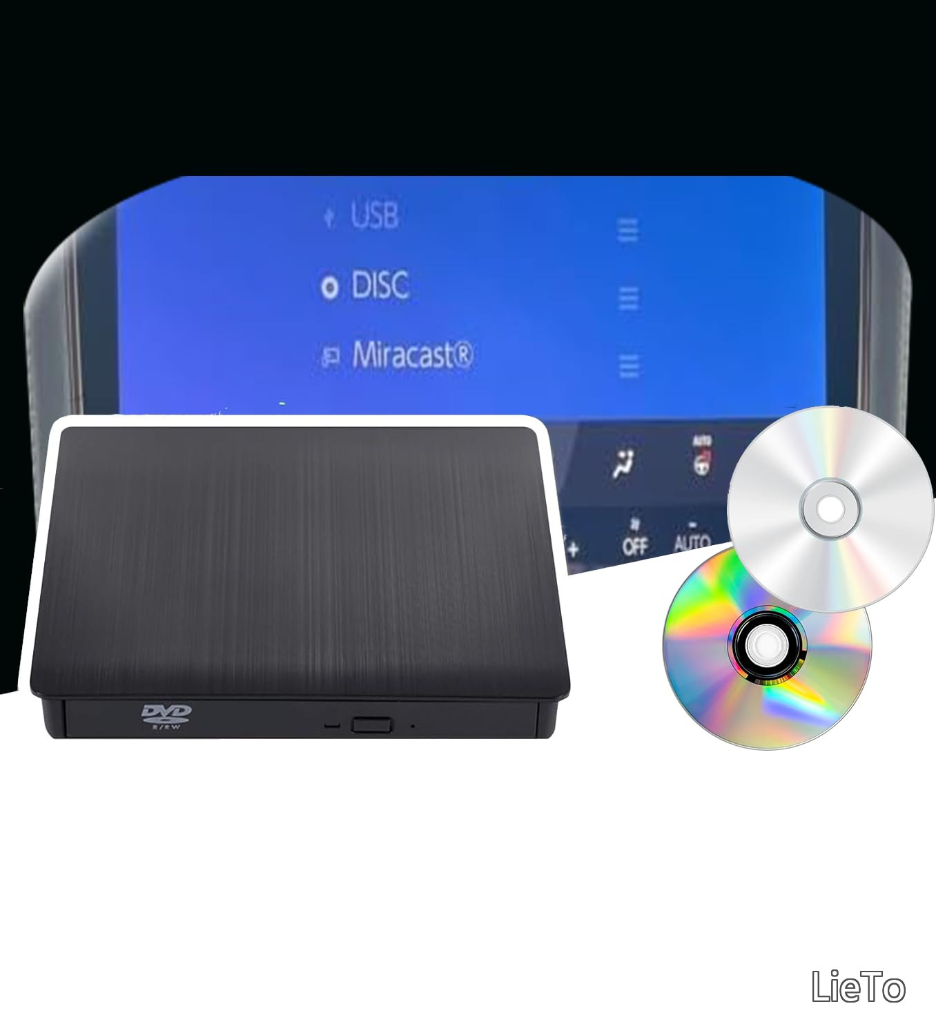 【送料無料】車用CDプレーヤー 純正ディスプレイオーディオ カーオーディオプレーヤー プラグアンドプレイ R5.6? ALPHARD VELLFIRE 1.5M延長コード付き&変換Type-Cアダプター付き/ 2026モデル高速チップ搭載