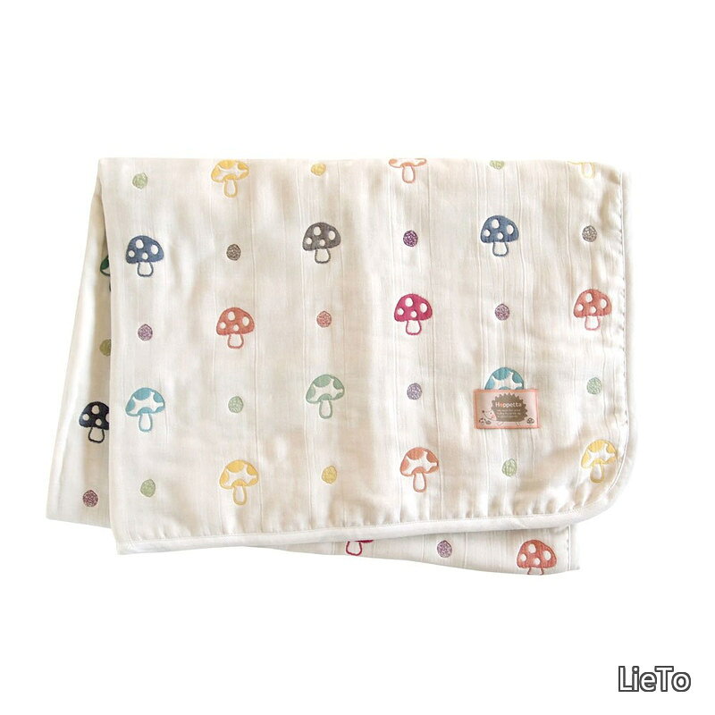 - Hoppetta ふくふくガーゼ(6重ガーゼ)ケット コットン100% champignon LLサイズ 140×200cm 5280