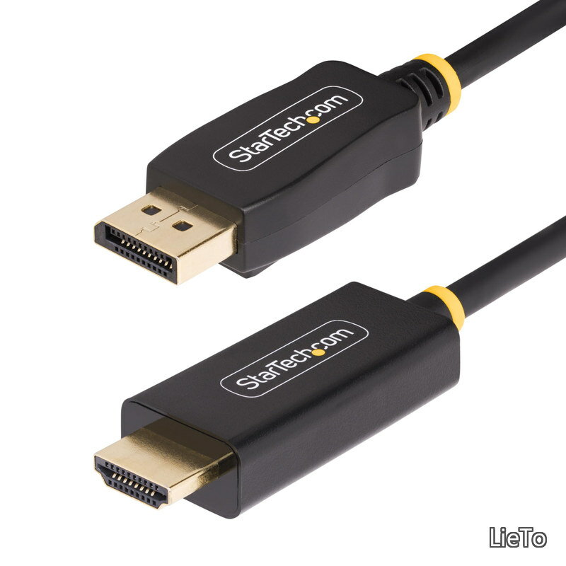 Rakuten - 【送料無料】DisplayPort 1.4 - HDMI 2.0b変換ケーブル／2m／4K60Hz／アクティブ／HDR HBR3／ビデオコンバーター 6F-DP-HDMI-4K60-HDR