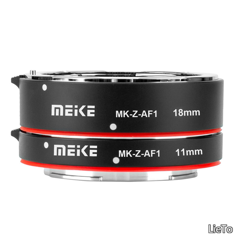 Rakuten - 【送料無料】MK-Z-AF1 11mm 18mm フルフレーム マクロメタル AF オートフォーカス延長チューブアダプターリングキット Nikon Zシリーズカメラ Z5 Z6 Z7 Z50 Z6II Z7IIに対応