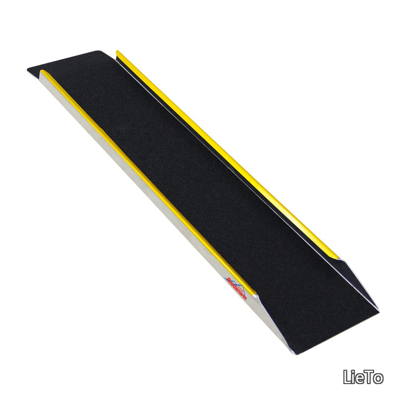 【送料無料】バイク スロープ 長さ120cm バイク ラダー 耐荷重300kg 軽量アルミラダー 幅広 滑り止め 四輪バギー 草刈り機 除雪機 農機具用ラダーレール ガレージ 倉庫 軽トラへの積み込み 1本