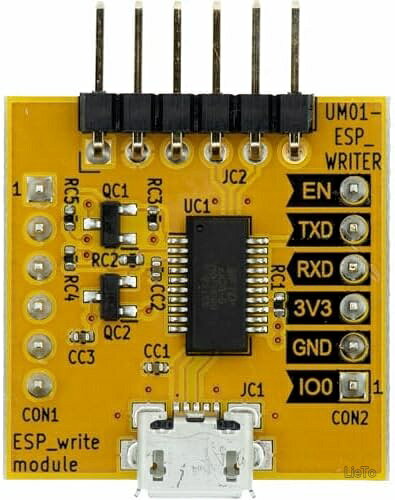 ESP32 書込モジュール FT231搭載 USB-UART インターフェース 小型基板 ブレイクアウト Arduino開発用