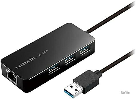 USB3.0 ギガLANアダプター 4ポートUSBハブ 有線LAN増設 1000BASE-TX対応 Nintendo Switch動作確認済