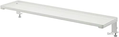 商品の特徴・商品サイズ:約W45×D12.5×H6.5から8.5cm 内寸サイズ:棚板/約W44.8×D11.4cm(縁/約H0.9cm)・商品重量:約580g 材質:本体/スチール(粉体塗装)、・付属品:六角レンチ 耐荷重:約3kg・取り付け可能な場所:木製の鴨居・スライド扉の枠・窓枠・机・棚,枠の幅/約45cm以上(本品の幅)・枠の厚さ/約2cmから3.5cm・枠上部の奥行き/約1cm以上・枠下部の奥行き/約1.5cm以上・※ピンで刺すため取り付け箇所に2mmほどのピンの穴が残ります。ピンの穴跡が残っても差支えのない所に取り付けてください。※取り付け部の強度を必ずご確認の上取り付けてください。お客様都合のキャンセルはお控えください。また他モールにて併売を行っており、Amazon 社のFBA マルチチャネルサービスを一部活用しております。梱包にAmazon ロゴの記載やAmazonの配達員が商品をお届け、また置き配になる可能性がございますので予めご了承ください。