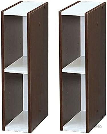 商品の特徴・商品サイズ（約）：幅15×奥行29×高さ60cm・耐荷重（約）：全体16kg、棚板1枚当り8kg・可動棚板：1枚・棚板サイズ（約）：幅12cm×奥行27cm・主要材質：プリント紙化粧パーティクルボードお客様都合のキャンセルはお控えください。また他モールにて併売を行っており、Amazon 社のFBA マルチチャネルサービスを一部活用しております。梱包にAmazon ロゴの記載やAmazonの配達員が商品をお届け、また置き配になる可能性がございますので予めご了承ください。