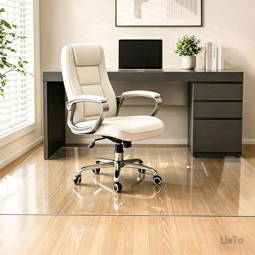 【送料無料】チェアマット 透明 PVC フロアマット 90×120cm 1.5mm 床保護 傷防止 ...