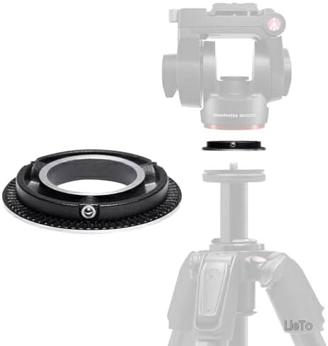 三脚アクセサリー Xchange 60mm フラットベースアダプター 軽量0.023kg