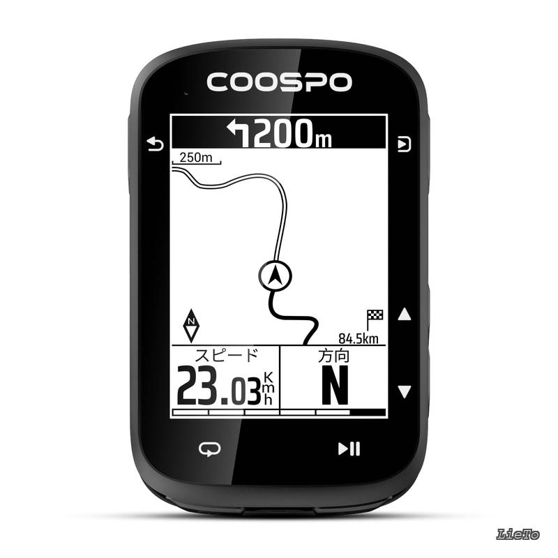 【送料無料】CS500 サイクルコンピュータ サイコン GPS搭載 自転車 ナビゲーション ロードバイク用 スピードメーター 速度計 2.6インチ 無線Bluetooth5.0&ANT+ ケイデンススピードセンサー＆パワーメーター対応 45時間大容量バッテリー Strava同期 日本語表記/説明書