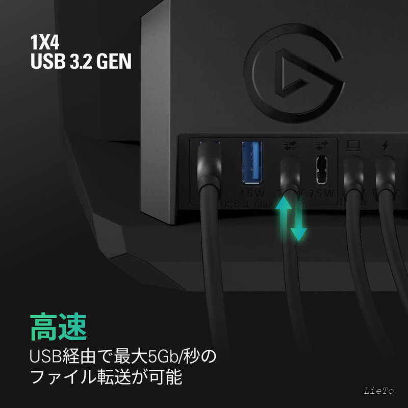 【送料無料】USBハブ ? Stream Deck +用オプション、USB-Cポート×2、USB-Aポート×2...