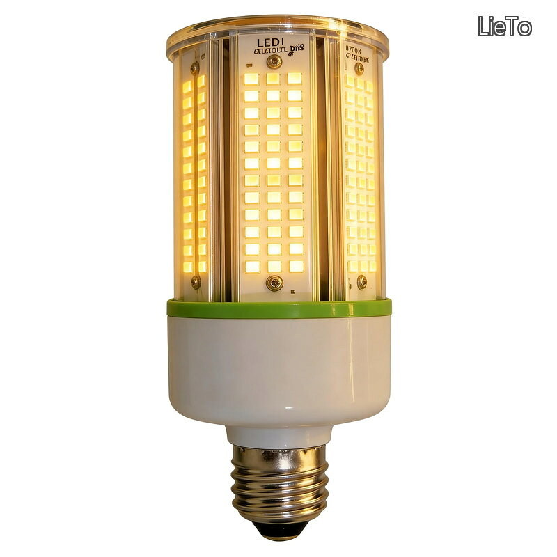 【送料無料】e26 200w 電球色相当2700K 36W 4800LM 軽量型 LED街灯 LEDコーンラン...