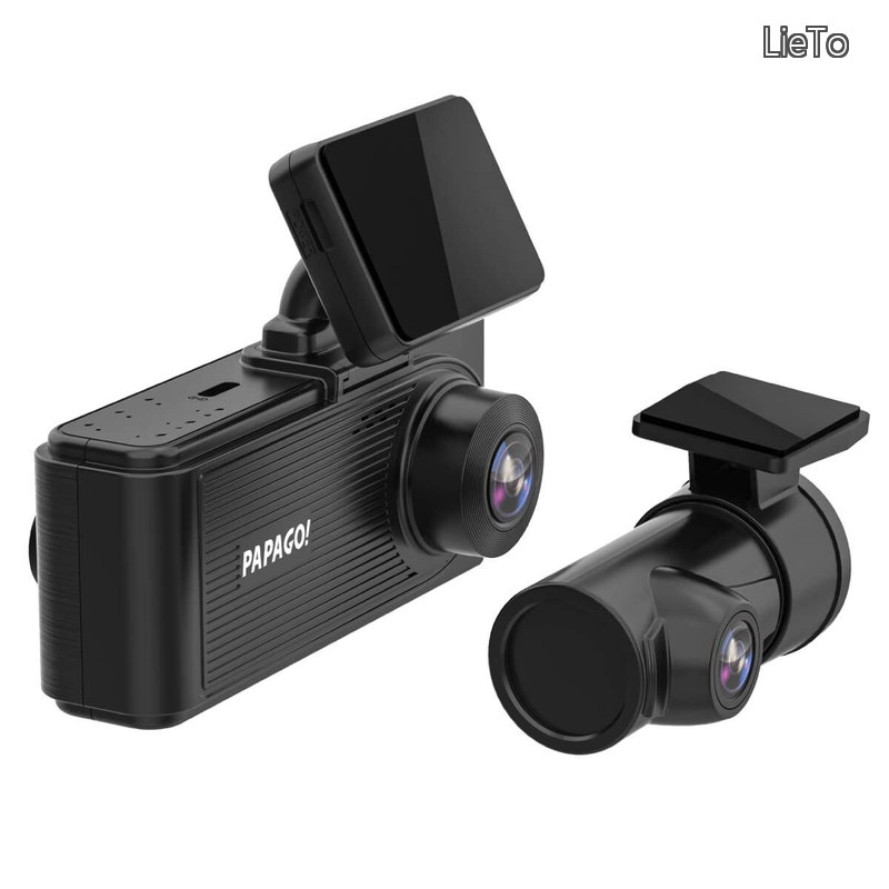 【送料無料】全方位 490° ドライブレコーダー 3カメラ フルHD 200万画素 SONY製 CMOSセンサー STARVIS ノイズ対策済 LED信号対応 WDR Gセンサー 駐車監視機能 GoSafe 490G GS490G-64GB ブラック