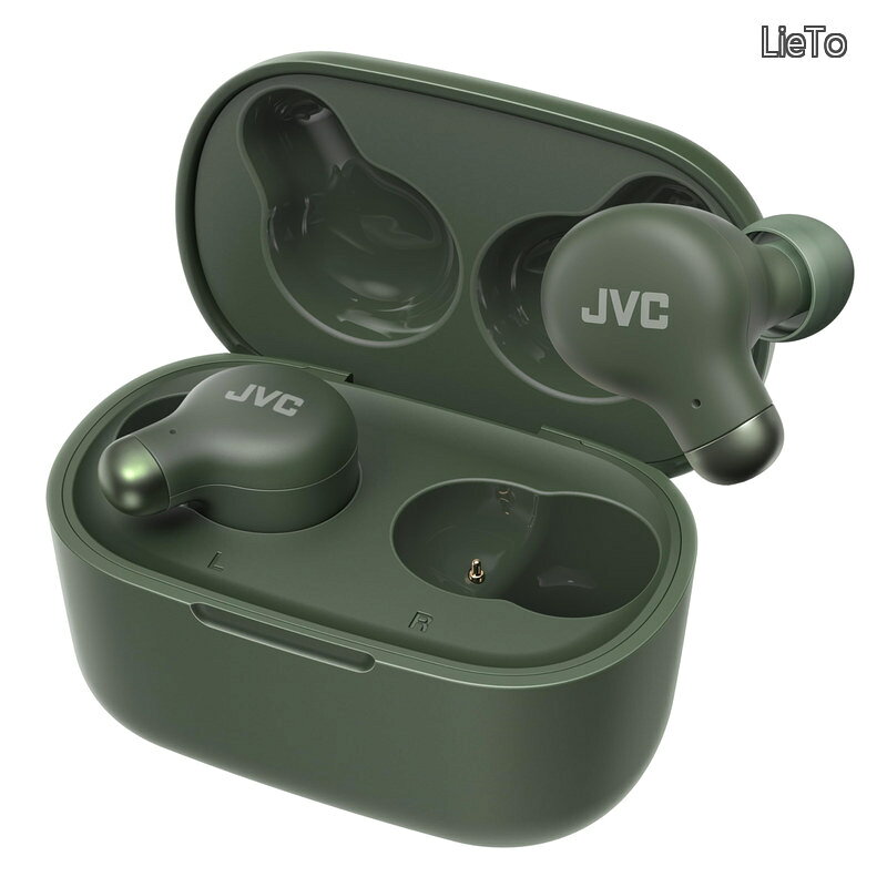【送料無料】JVC HA-Z251T-G ワイヤレスイヤホン Bluetooth Ver5.3 ノイズキャンセリング 外音取込み機能 マイク付き 最大28時間再生 小型 軽量 防滴 IPX4 低遅延モード テレワーク グリーン lieto813-10039646 LieTo パッケージ画像